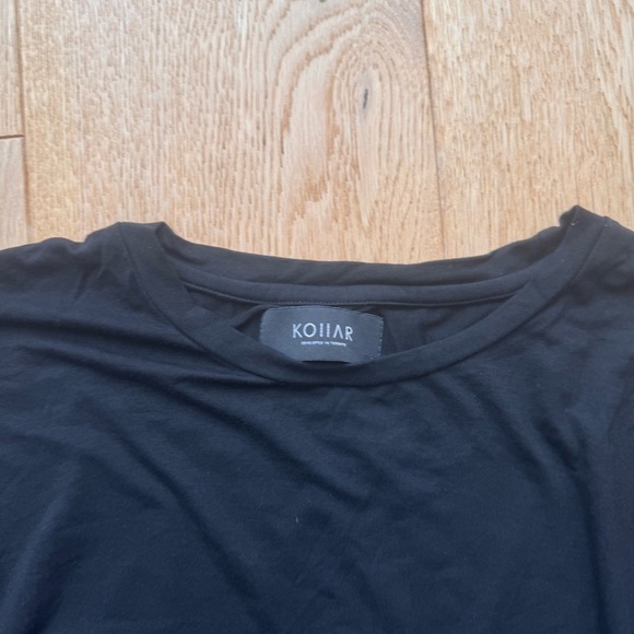 KOIIAR THE OVERSIZE LONG SLEEVE SHIRT IN BLACK - S - Picture 14 of 15